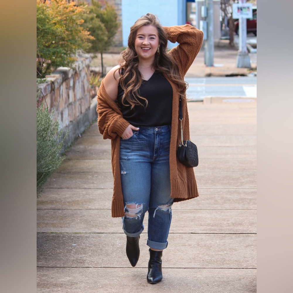 Time and Tru Cable Knit Cardigan
